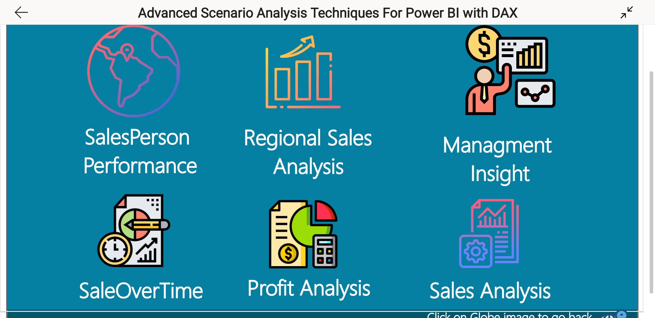 Power BI as Application layout Interaction  image